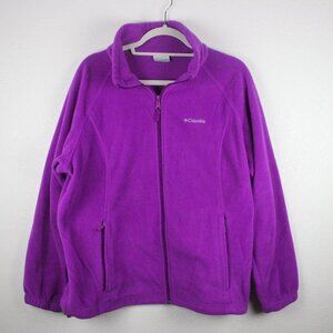 Columbia, sweater, women's 1X, purple